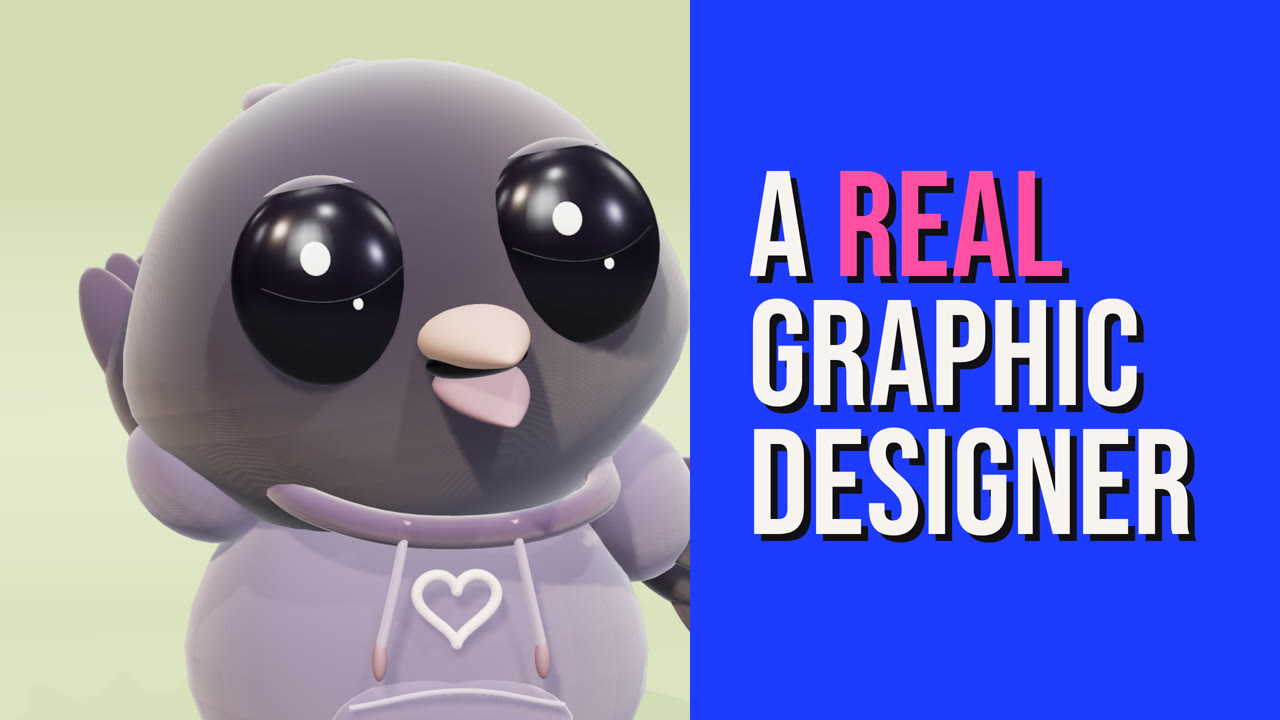 Fixed thumbnail: the same design with Krow reframed so both eyes sit clear of the blue panel